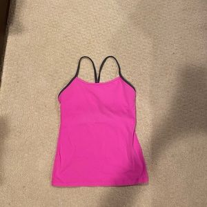 Lululemon bright pink racerback tank